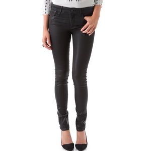 Habitual coated faux leather jeans ‘Alice’